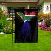 South African Flag With Eagle Painting - Proud South Africa Garden Flag 11.5x17.5 Double-Sided Decorative Polyester Indoor/Outdoor Flag