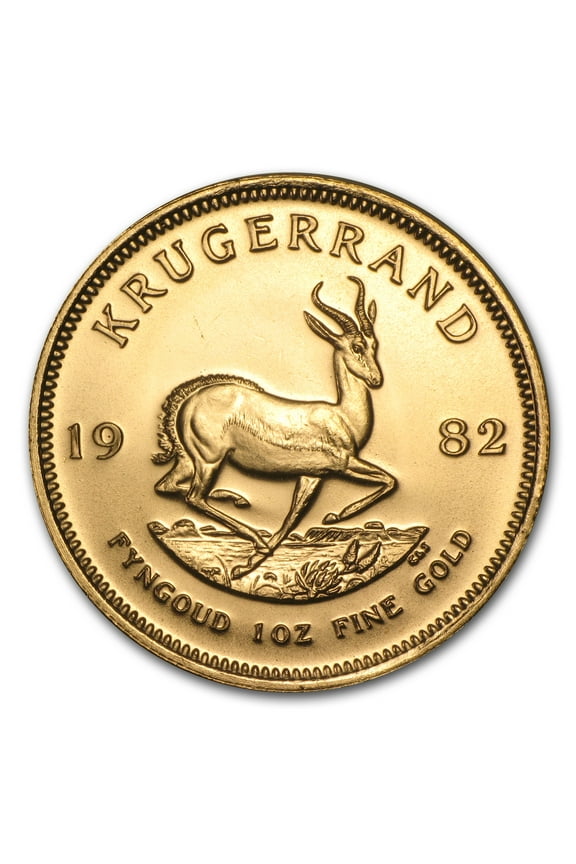 1982 1 oz Gold Krugerrand Coin, BU