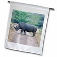 thumbnail image 1 of 3dRose, South African Rhino side view, 18 x 27 inch Garden Flag, 1 of 1