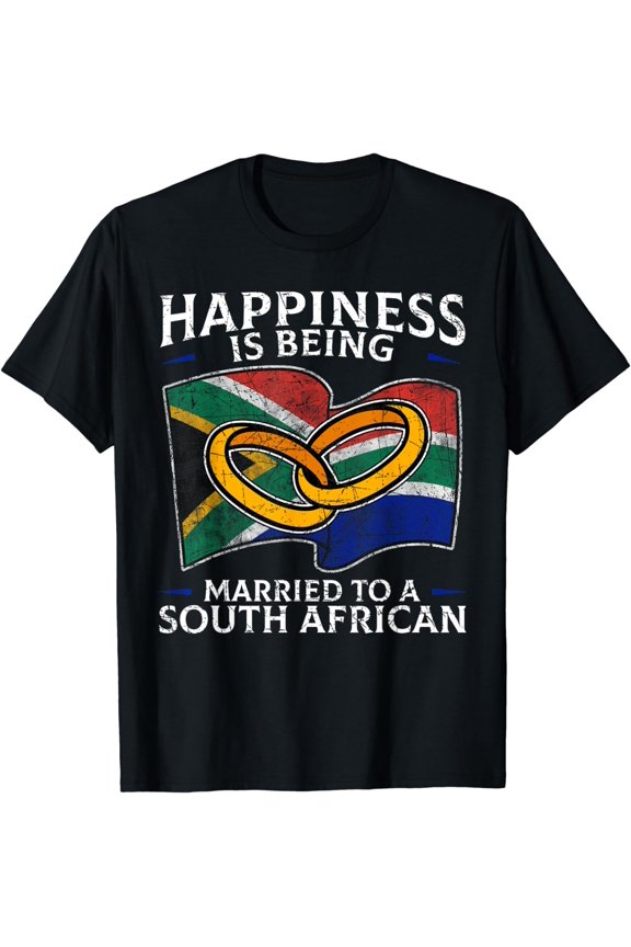 South African Wedding South Africa Roots RSA Flag Married T-Shirt