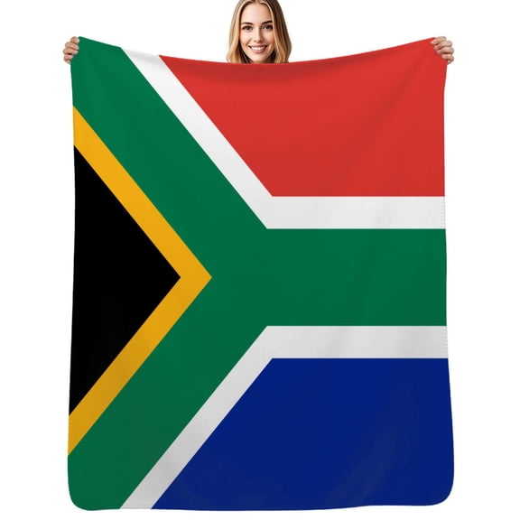 South African flag Flannel Blanket Warm Soft Bedding Throws Winter Camping Chair Sofa Bed