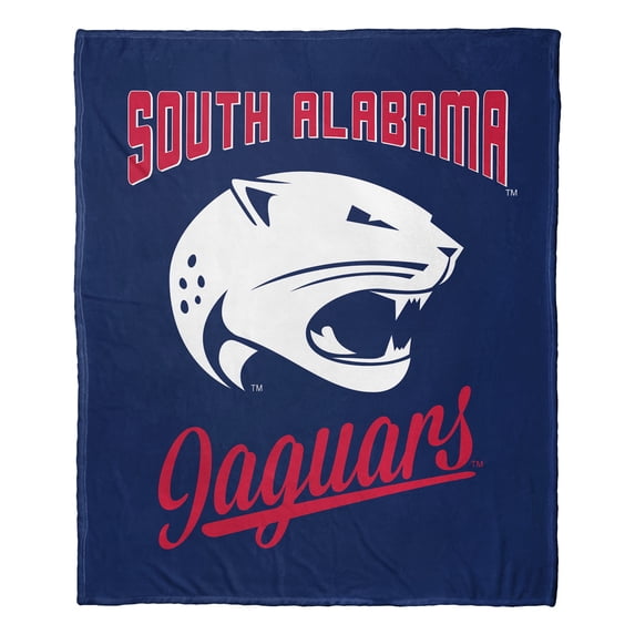 The Northwest 1COL-23600-0136-OOF 50 x 60 in. NCAA South Alabama University Alumni Silk Touch Throw Blanket