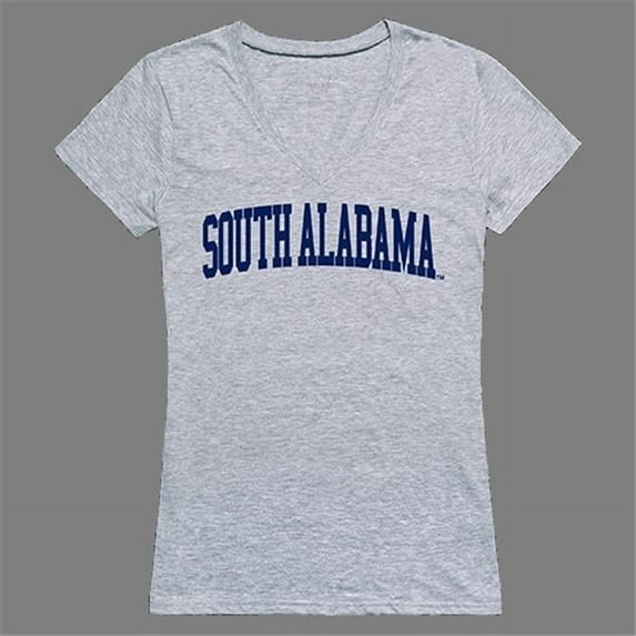 South Alabama Jaguars Game Day Womens T-Shirt - Heather Grey, X-Large