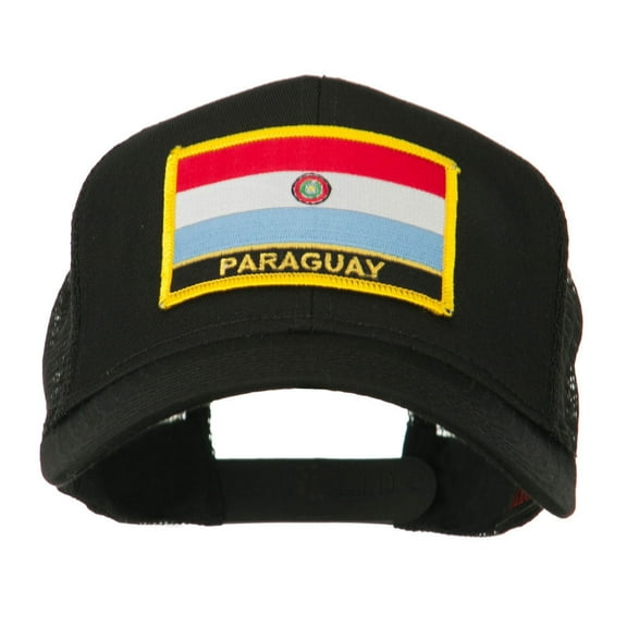 South America Flag Letter Patched Mesh Cap - Paraguay OSFM