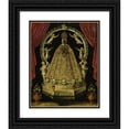 thumbnail image 1 of South American School 15x18 Black Ornate Wood Framed Double Matted Museum Art Print Titled - The Virgin of the Tabernacle of Toledo (17th Century), 1 of 5
