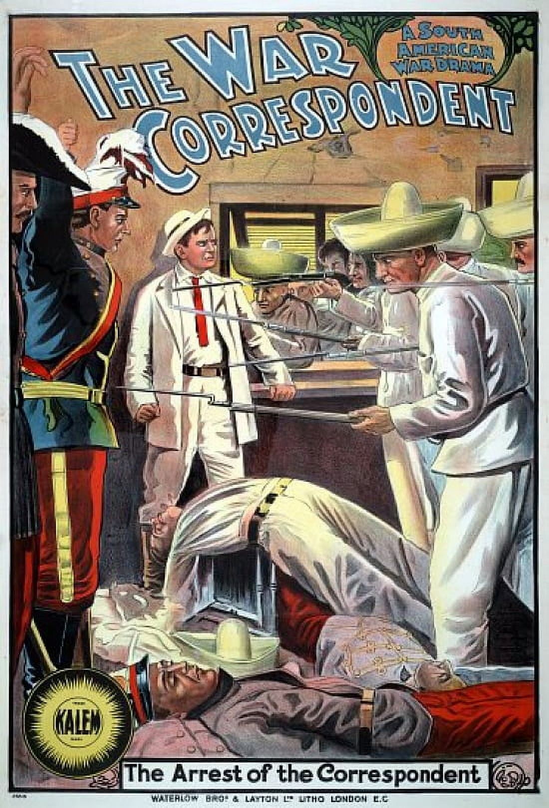 South American War Correspondent Vintage Movie Canvas Art - (24 x 36)