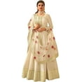 thumbnail image 1 of South Asian Wear Pakistani Salwar Kameez Dress Indian Designer Anarkali Gown Suits ( White, XS - 36 ), 1 of 7