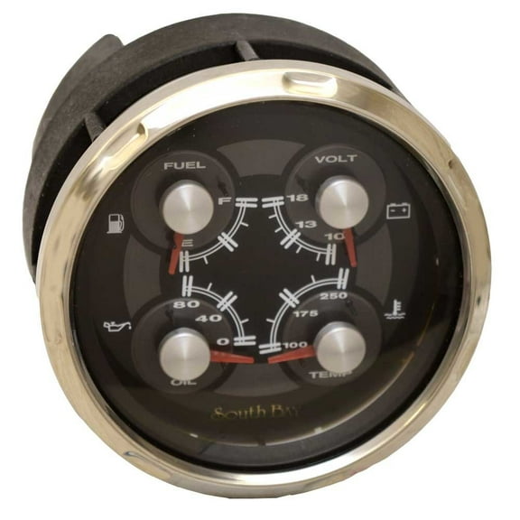 South Bay Boat Multi-Function Gauge GFC632A | Faria 3 1/4 Inch