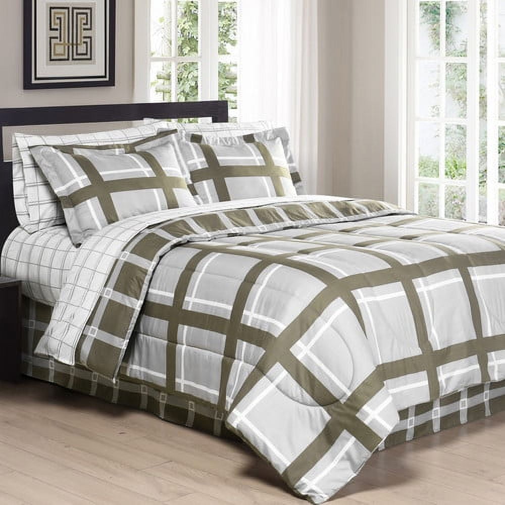 South Bay Down Alternative Comforter mini set Gridwork