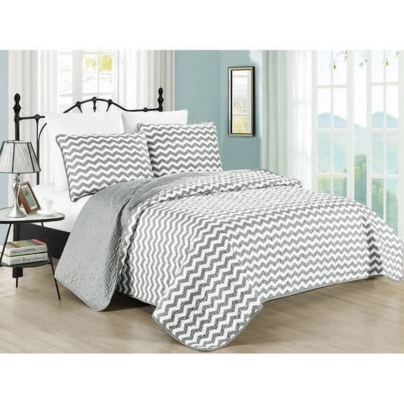 South Bay Zig Zag Stripe Quilt Set