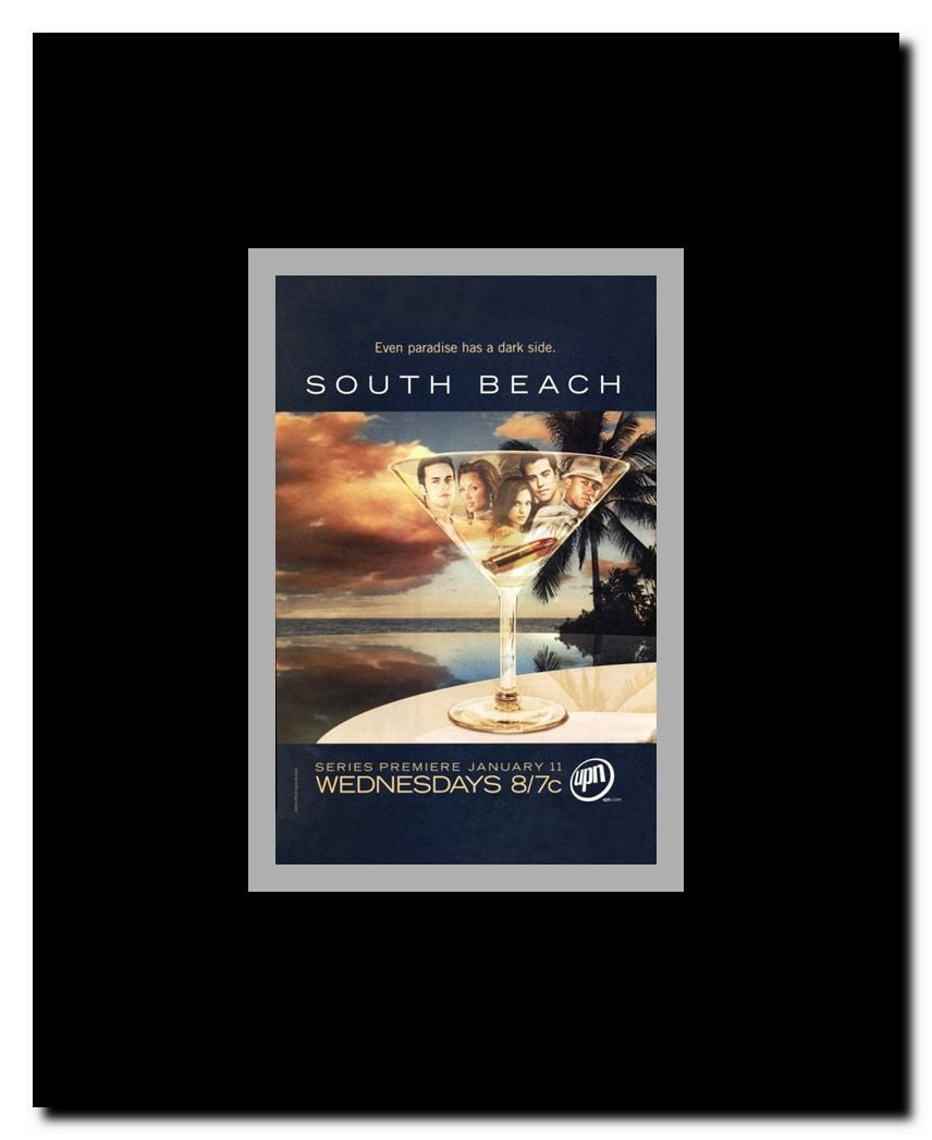 South Beach Framed Movie Poster