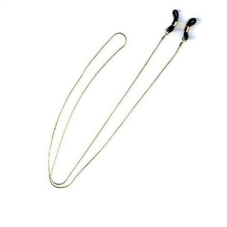 South Beach Ltd. Gold Eyeglass Chain, Thin Snake