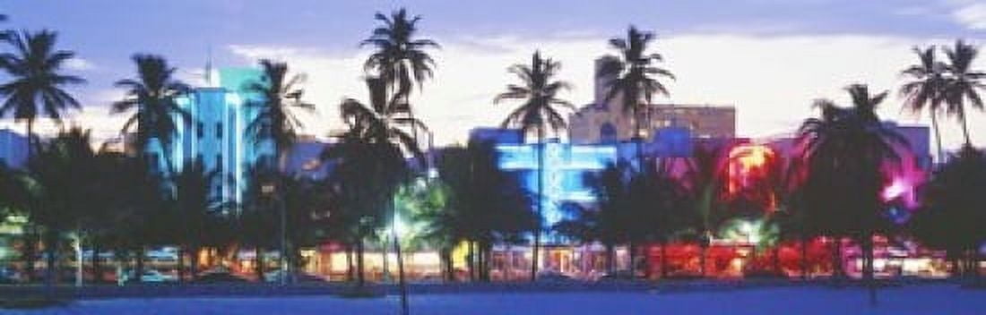 South Beach Miami Beach Florida USA Canvas Art - Panoramic Images (18 x 6)