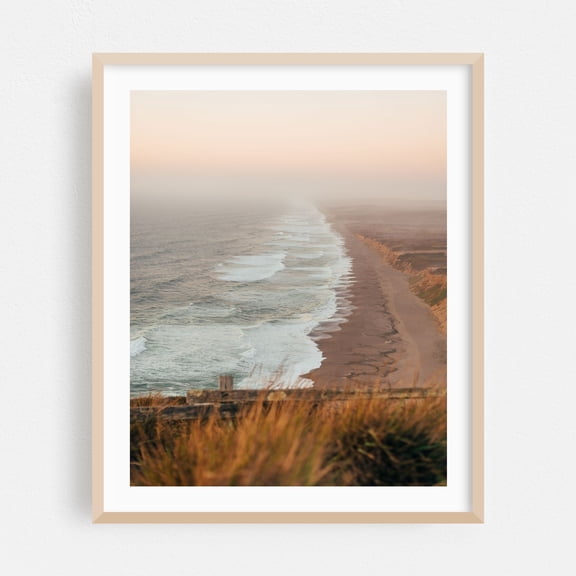 South Beach Overlook, Point Reyes 04 - Point Reyes Station California Photography Oak Framed Wall Art Print 24 x 30 inches