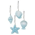 "South Beach" Resin Shower Curtain Hooks in Blue - Walmart.com