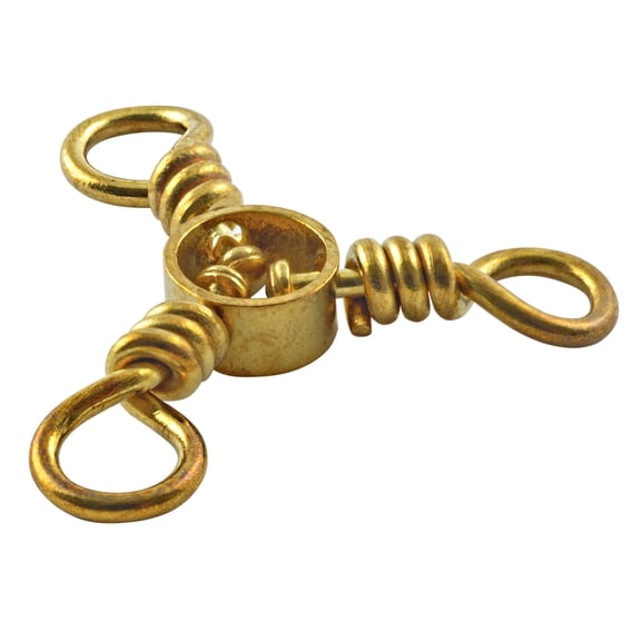 South Bend 3-Way Swivel, Brass, Size 1/0