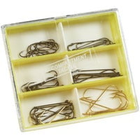 Bluefield Brands Crappie Panfish Hook Assortment PHA-1 - Aberdeen Hooks - 53 Piece, Multicolor