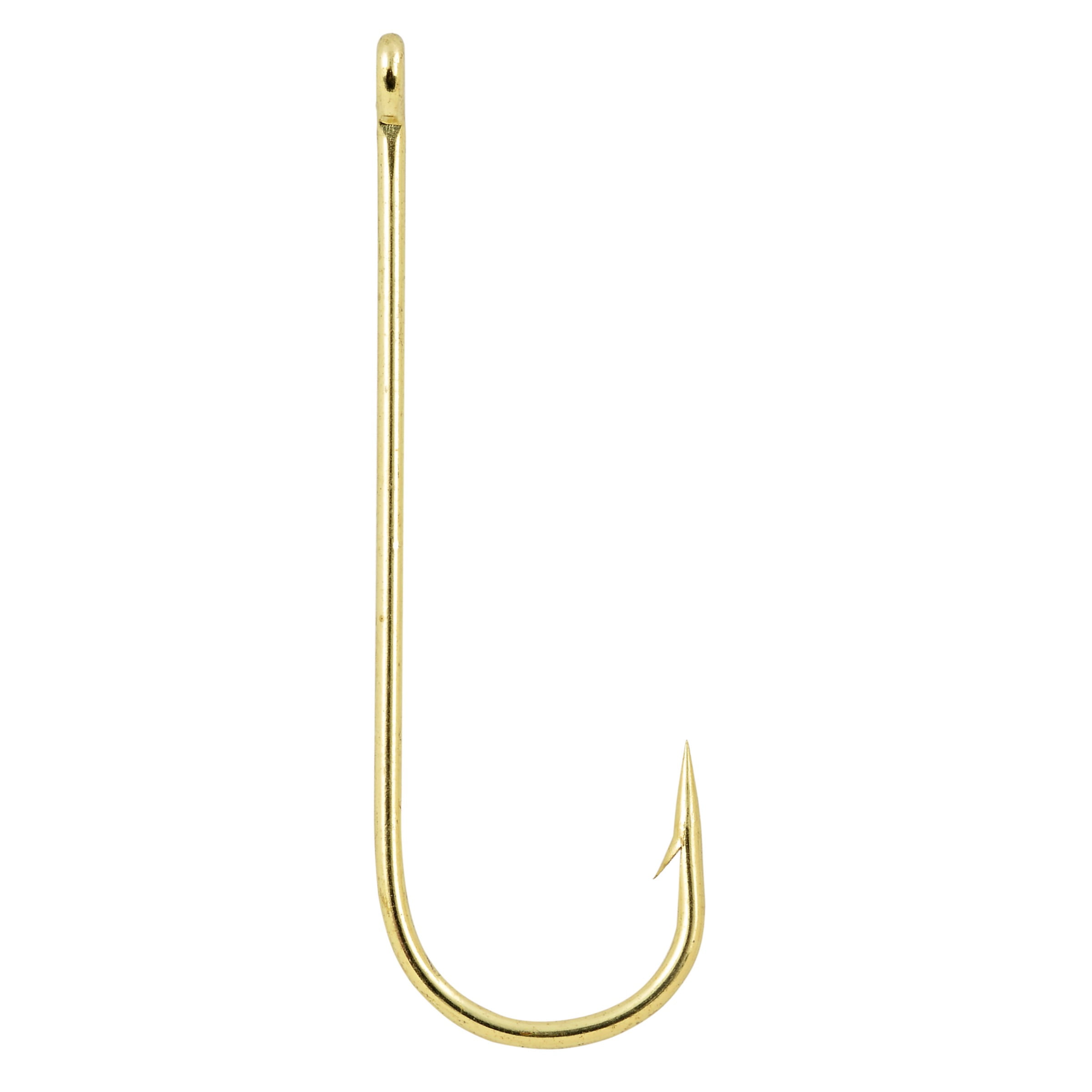 South Bend Aberdeen Fishing Hooks Terminal Tackle, Gold, Size 2, 10-pack