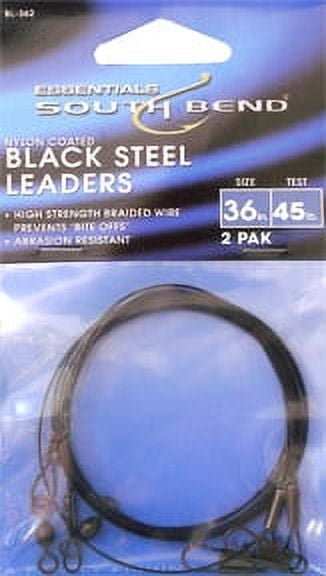 South Bend Nylon-Coated Steel Leader, 18-inch