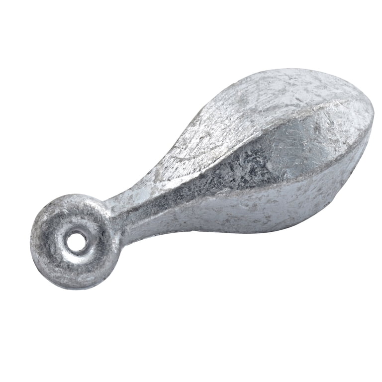 34 Handmade 7 Oz Lead Bank Sinkers – Pure Lead, USA Made, All Fishing Types