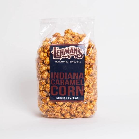South Bend Chocolate Company Caramel Popcorn Snack Mix, 1 lb bag, Crunchy Popped Corn Treat, Caramel Corn Flavor
