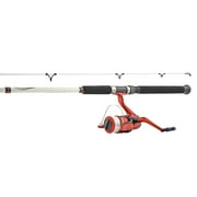 South Bend Competitor 2Pc Fishing Road & Reel Spin Combo, White, 8'6"