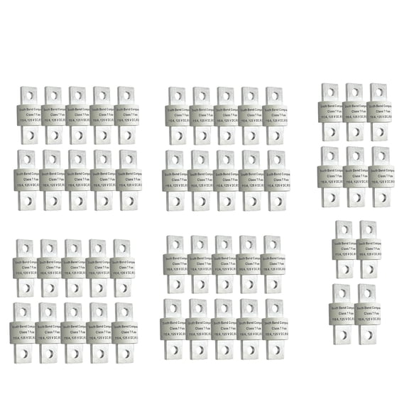 South Bend Components 110A Class T Fast Blow Fuse |110A | 125 Volts | High Current Protection for Marine, RV, Off-Grid Systems, and Battery Banks | Durable Through-Hole Mount Design (110A,50-Pack)