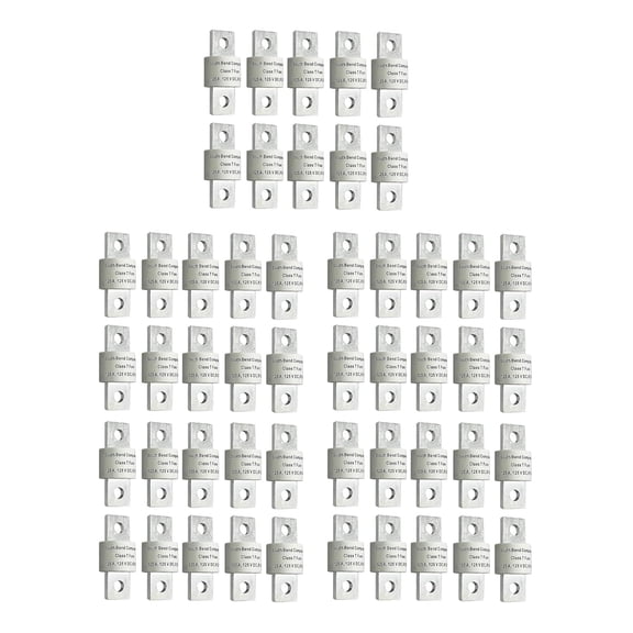 South Bend Components 125A Class T Fast Blow Fuse |125A | 125 Volts | High Current Protection for Marine, RV, Off-Grid Systems, and Battery Banks | Durable Through-Hole Mount Design (125A,50-Pack)