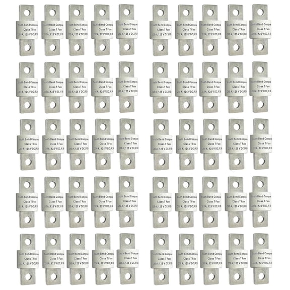 South Bend Components 200A Class T Fast Blow Fuse |200A | 125 Volts | High Current Protection for Marine, RV, Off-Grid Systems, and Battery Banks | Durable Through-Hole Mount Design (200A,50-Pack)