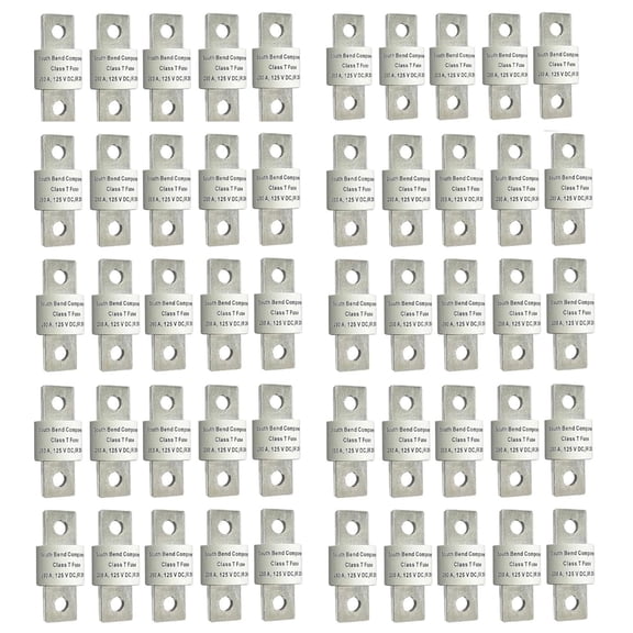 South Bend Components 225A Class T Fast Blow Fuse |225A | 125 Volts | High Current Protection for Marine, RV, Off-Grid Systems, and Battery Banks | Durable Through-Hole Mount Design (225A,50-Pack)