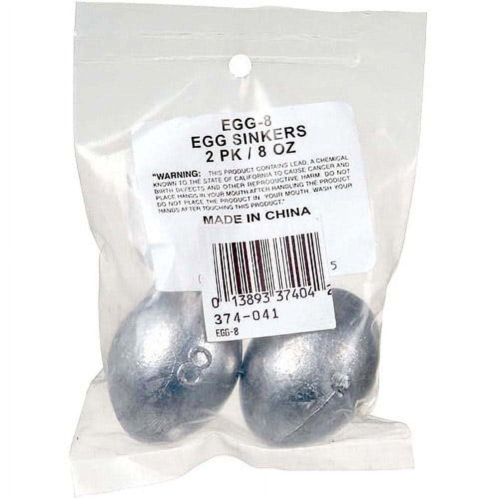 SouthBend Size 10 1/8 Oz. Lead-Free Egg Sinker (4-Pack) NLES10