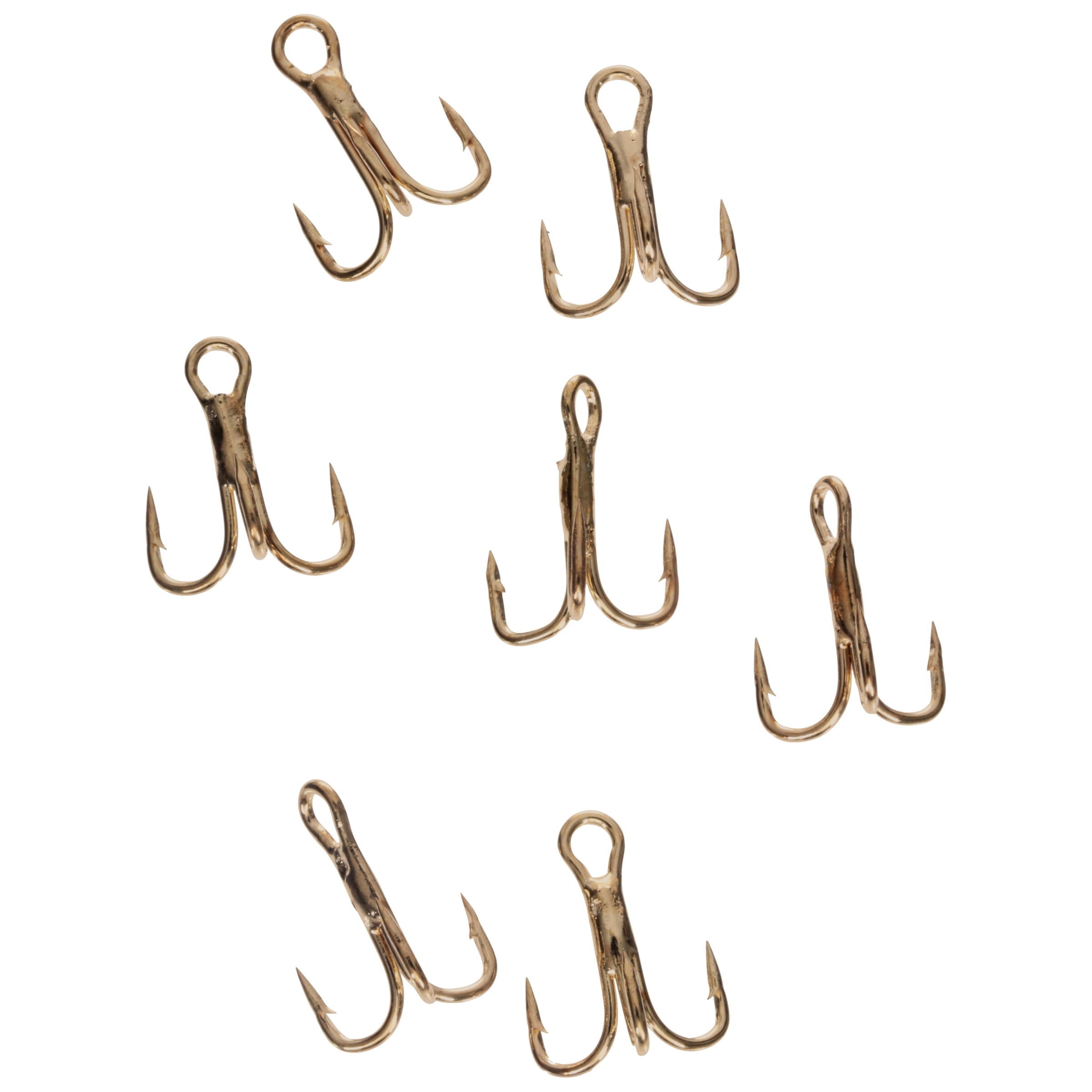 South Bend Gold Treble Hook - Size 18, 25 Count 