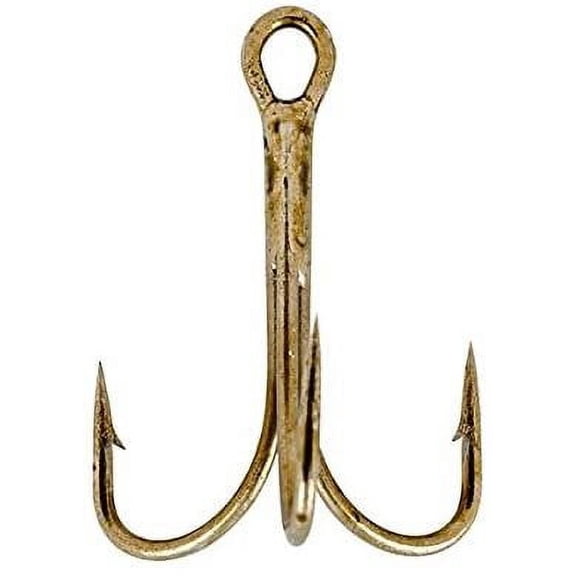 Southbend Range Treble Hook Size 2 Bronze - 4 Pack - Bulk Pack of 12