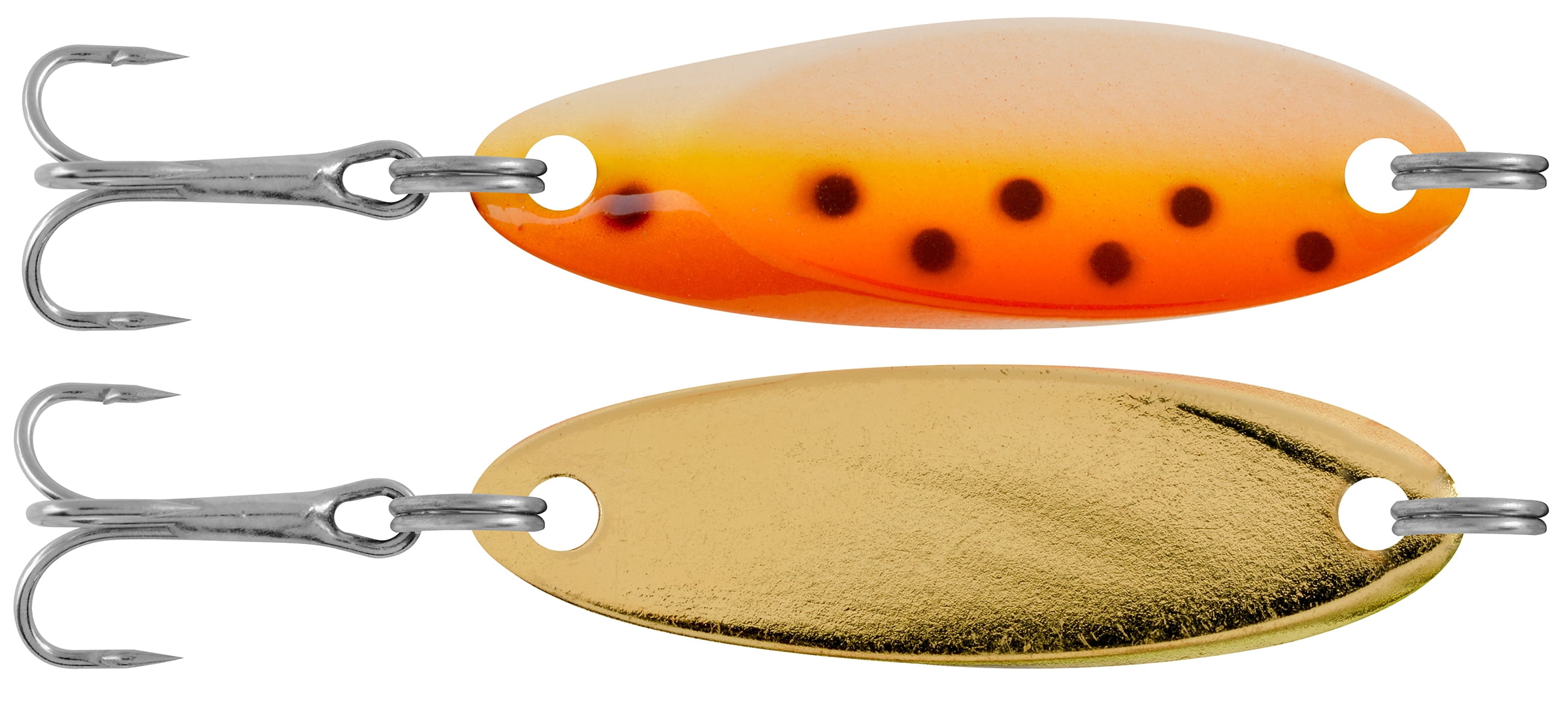 South Bend Kast-A-Way Shud-L-Spoon Freshwater Fishing Lure, Brown Trout, 1/8 Ounce, Fishing Spoons