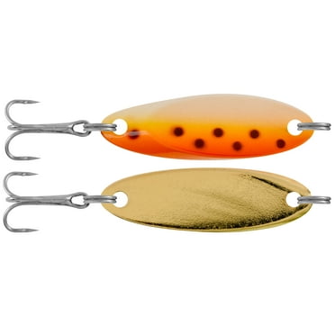 South Bend Kast-A-Way Shud-L-Spoon Freshwater Fishing Lure, Brown Trout, 1/8 Ounce, Fishing Spoons