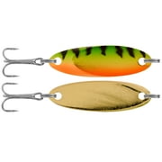 South Bend Kast-A-Way Shud-L-Spoon Freshwater Fishing Lure, Metallic Perch, 1/8 Ounce, Fishing Spoons
