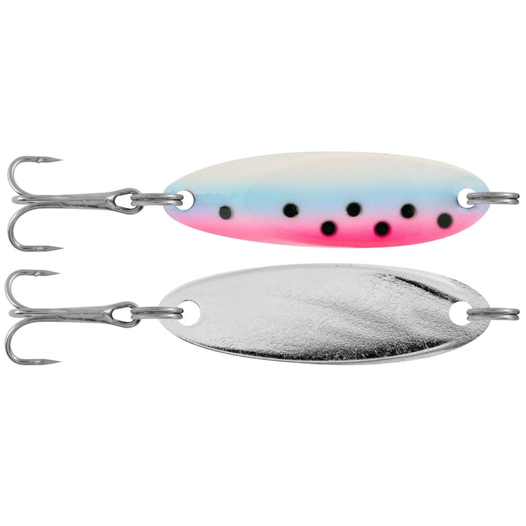 6pcs Sparkling Spoon Lure with Single Hook - 2.8cm/1.1inch, 3g - Ideal for  Trout Fishing and Tackle Enthusiasts