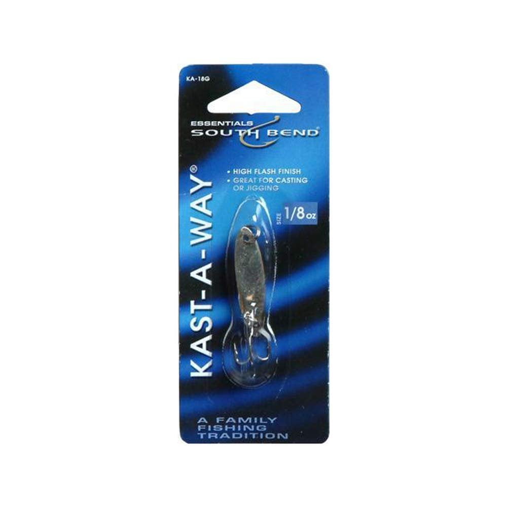 Cuillère De Pêche South Bend KA-18OX Kast-A-Way - 1/8 Oz (environ 3.5g), Couleur Onyx