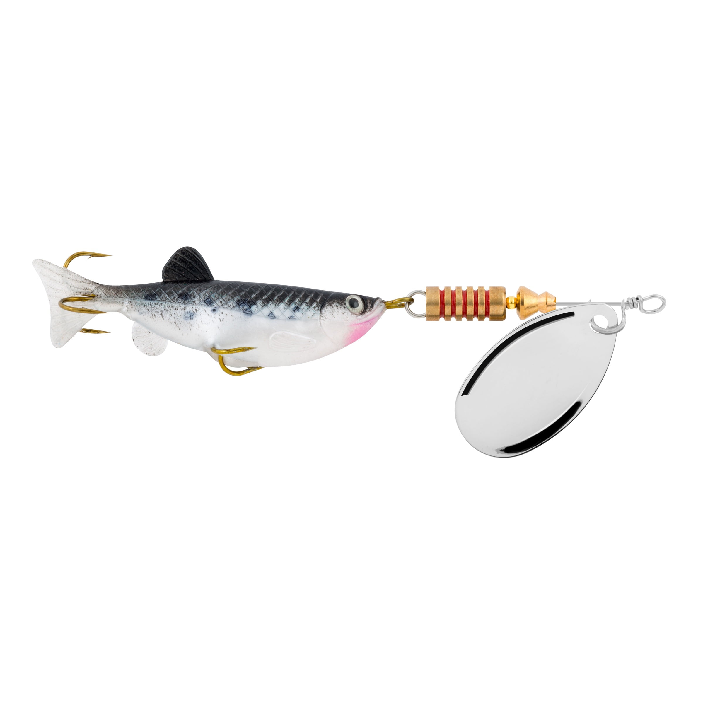South Bend Minnow Spinner 5/16 ounce Silver #3, Spinnerbaits