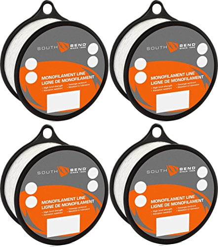 South Bend Monofilament Fishing Line (8 lbs Test, 765 Yards, 4 Pack)