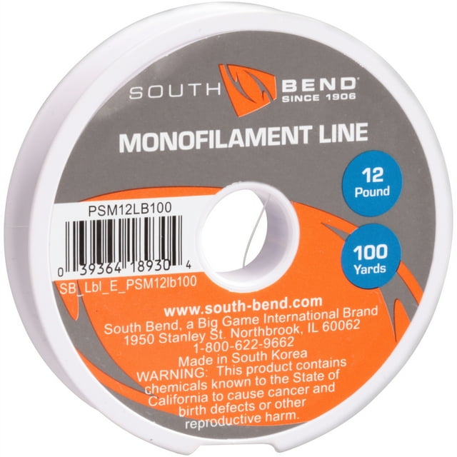 South Bend Monofilament Line 12 lb. 100 yd.