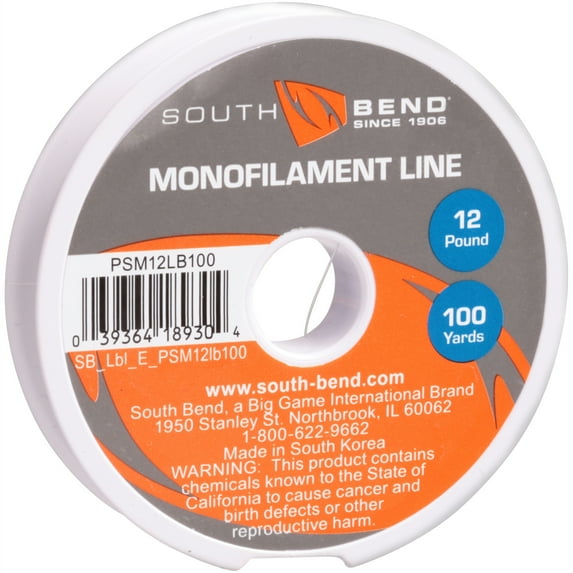 South Bend Monofilament Line - 12 lb. - 100 yd.