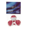 thumbnail image 1 of South Bend Push Button Floats Fishing Terminal Tackle, Red/White, 1 1/4", 3-pack, 1 of 3