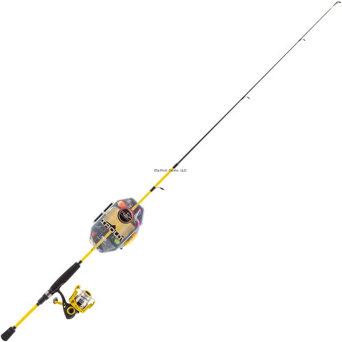 South Bend R2F Trout Fishing Rod & Reel Spin Combo w/ Tackle Kit, 5' 