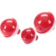 thumbnail image 1 of South Bend Red/White Push Button Float (Assortment, 3 Pack), 1 of 3