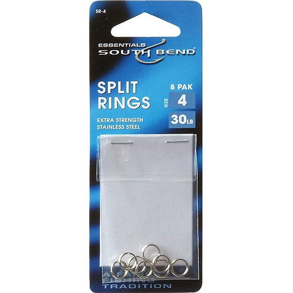 TSSR 50-300LB Split Ring Fishing Connector Heavy Lure Solid Rings Assist  Fishing Hook Accessories