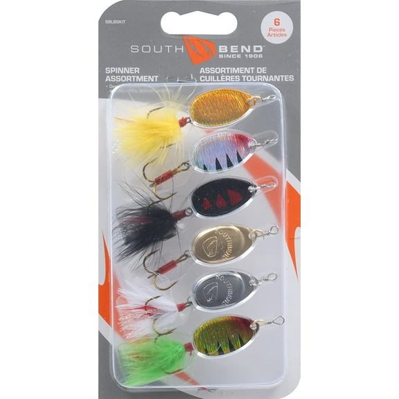 South Bend Spinner Assortment, 6-piece