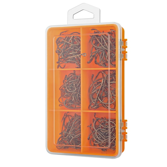 South Bend VP-2 Value Pak BaitHooks 210 Hooks w/Utility Box