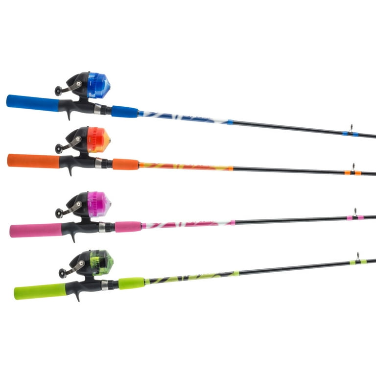 South Bend Worm Gear 2-Piece Fishing Spincasting Rods and Reel Combo,  Random, 5’ 6”