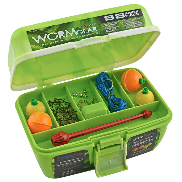 South Bend Worm Gear Single Tray Tackle Box Green - Walmart.com South Bend Worm Gear Single Tray Tackle Box Green - Walmart.com